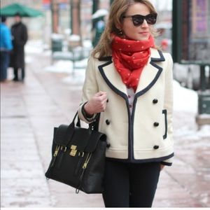 J.Crew Nello Gori peacoat